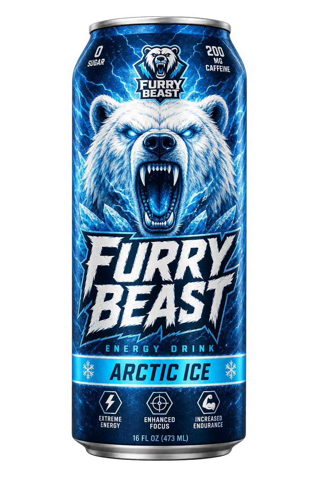 Furry Beast Arctic Ice can