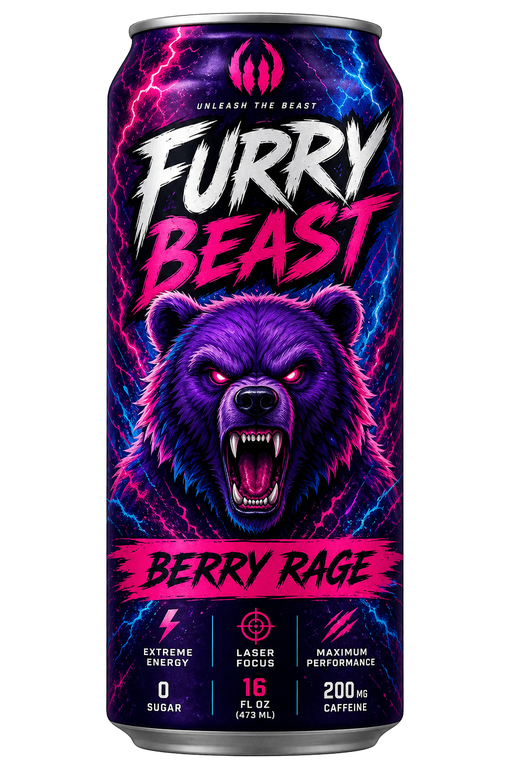 Furry Beast Berry Rage can